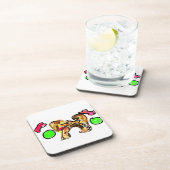 Golden Retriever Kunst Getränkeuntersetzer (Rechte Seite)