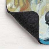 Golden retriever-Kunst Mousepad (Ecke)