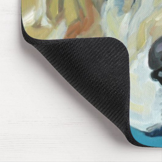 Golden retriever-Kunst Mousepad (Ecke)