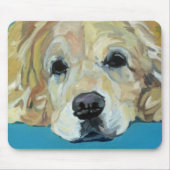 Golden retriever-Kunst Mousepad (Vorne)