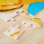 Golden retriever-Kunst Puzzle (Seite)