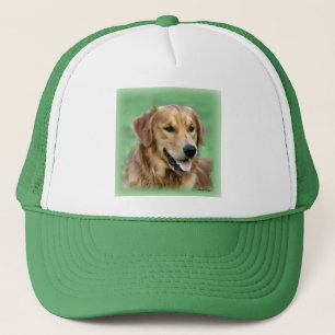 Golden Retriever Kunst Truckerkappe