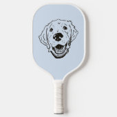 Golden Retriever Labrador Dog Pickle Ball Paddel Pickleball Schläger (Vorderseite)
