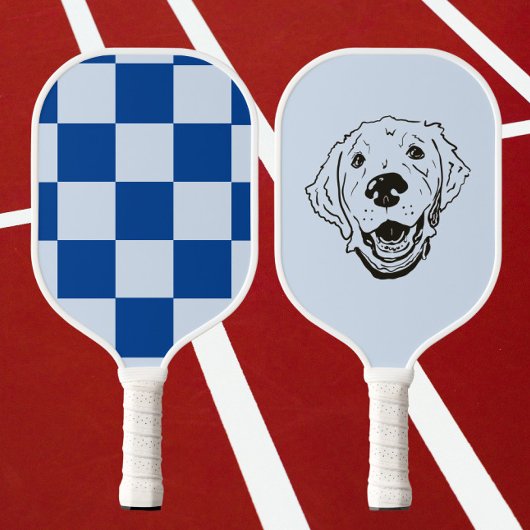 Golden Retriever Labrador Dog Pickle Ball Paddel Pickleball Schläger