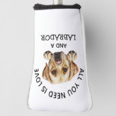 Golden Retriever Labrador Golf Headcover (Rotieren 90)