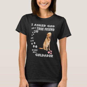 Golden Retriever Labrador Hund Mama Vater Kostüm N T-Shirt