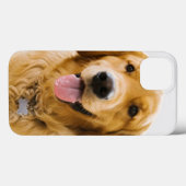 Golden Retriever Lächeln Case-Mate iPhone Hülle (Rückseite (Horizontal))
