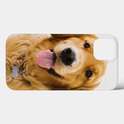 Golden Retriever Lächeln Case-Mate iPhone Hülle (Rückseite (Horizontal))