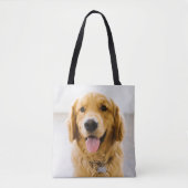 Golden Retriever Lächeln Tasche (Vorderseite)