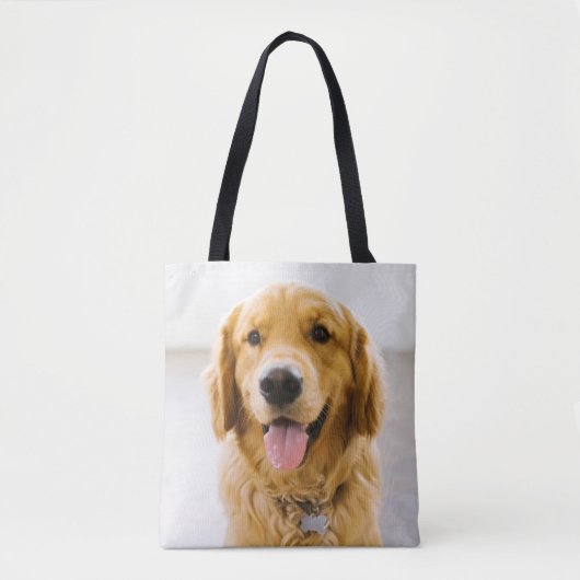 Golden Retriever Lächeln Tasche (Vorderseite)