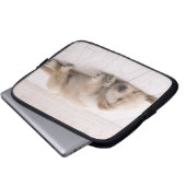 Golden Retriever Laptopschutzhülle (Vorne Knopf)