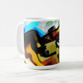 Golden Retriever läuft frei Kaffeetasse (Vorderseite Links)