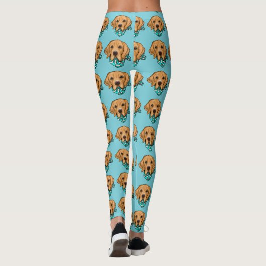 Golden Retriever Leggings (Rückseite)