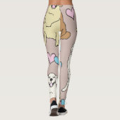 Golden Retriever Leggings (Rückseite)