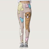 Golden Retriever Leggings (Vorderseite)