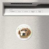 Golden Retriever Liebe Magnet (In Situ (Geschirrspüler))