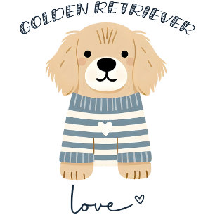 Golden Retriever Liebe T-Shirt
