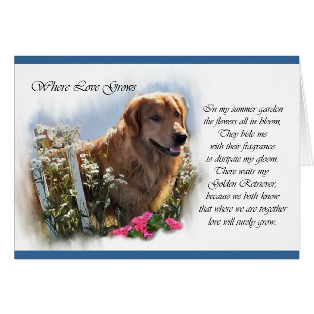Golden Retriever Liebhaber Geschenke (Vorderseite (Horizontal))