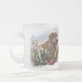 Golden Retriever Liebhaber Geschenke Mattglastasse (Links)