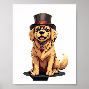 Golden Retriever Liebhaber Hund Golden Retrievers Poster