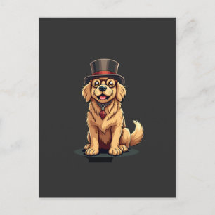 Golden Retriever Liebhaber Hund Golden Retrievers Postkarte