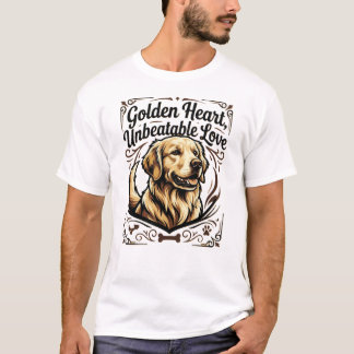 Golden Retriever Liebhaber-Shirt Vintage-Hundelieb T-Shirt