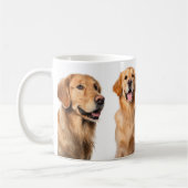 Golden Retriever liebt die Tasse (Links)