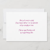 Golden Retriever Lila Floral Geburtstag Dankeskarte (Rückseite)