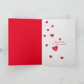 Golden Retriever Lippenstift küsst Geburtstag Karte (Innenseite)