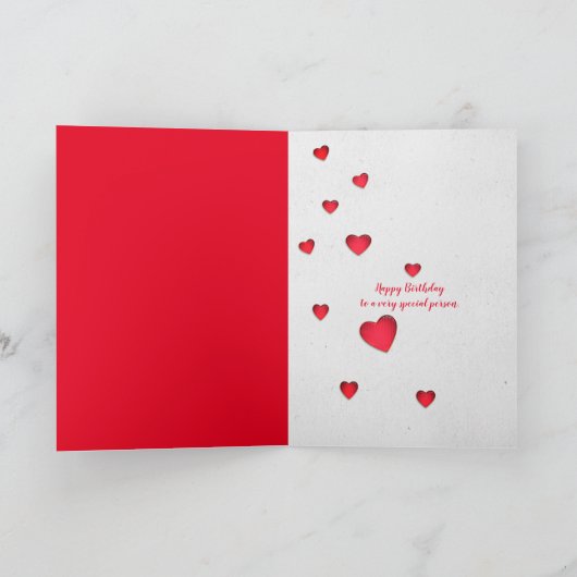 Golden Retriever Lippenstift küsst Geburtstag Karte (Innenseite)