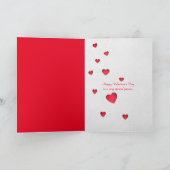 Golden Retriever Lippenstift küsst Valentine Karte (Innenseite)