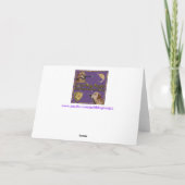 Golden Retriever Little Bo Peep Oaster Karte (Rückseite)