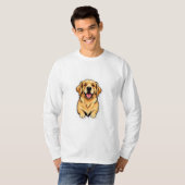 Golden Retriever Long Sleeve T - Shirt (Vorne ganz)