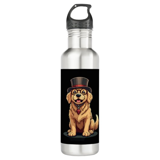 Golden Retriever Lover Dog Golden Retrievers Top H Edelstahlflasche (Vorderseite)