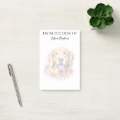 Golden Retriever Lover Monogrammed Dog Post-it Klebezettel (Büro)