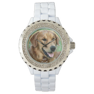 Golden Retriever Lovers Kunst und Kultur Armbanduhr