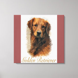 Golden Retriever Lovers Kunst und Kultur Leinwanddruck