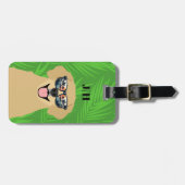 Golden Retriever Luggage Tag Gepäckanhänger (Vorderseite horizontal)