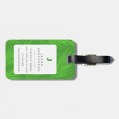 Golden Retriever Luggage Tag Gepäckanhänger (Rückseite horizontal)