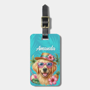 Golden Retriever Luggage Tag Gepäckanhänger