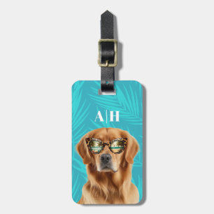 Golden Retriever Luggage Tag Gepäckanhänger