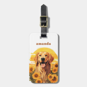 Golden Retriever Luggage Tags Gepäckanhänger