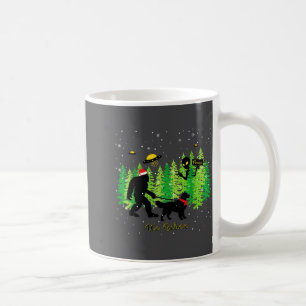 Golden Retriever Lustig Bigfoot Weihnachten Alien Kaffeetasse