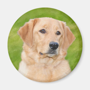 Golden retriever magnet