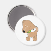 Golden Retriever Magnet (Vorderseite/Rückseite)