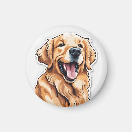 Golden Retriever Magnet (Vorne)