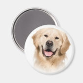 Golden Retriever Magnet (Vorderseite/Rückseite)