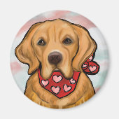 Golden Retriever Magnet (Vorne)