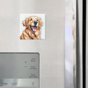 Golden Retriever  Magnet