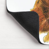 Golden Retriever Malerei Hunde Leben Mousepad (Ecke)